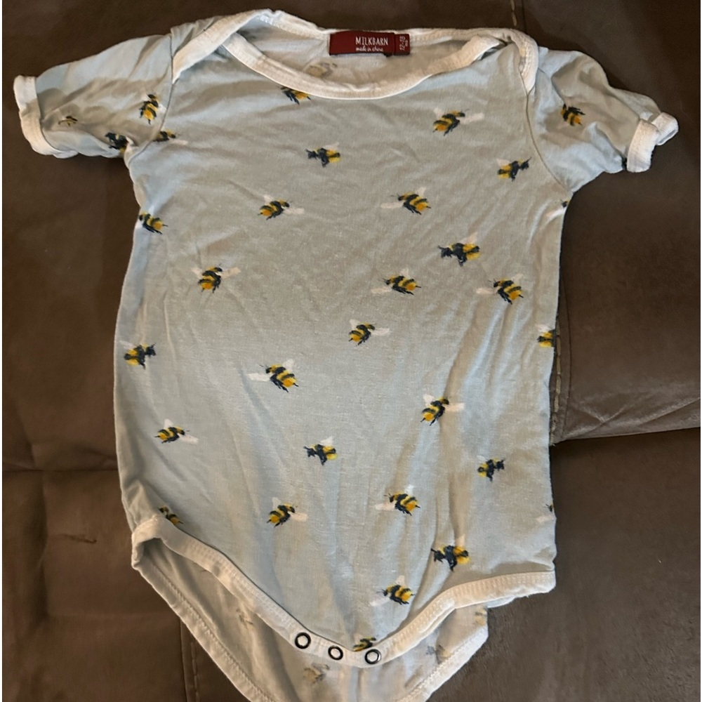 Milk Barn 12-18 month bamboo Onsie